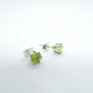 stud peridoot kõrvarõngad